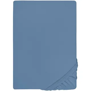 biberna 0077866 Jersey-Elastic 120 x 200 - 130 x 220 cm azurblau