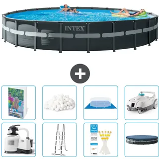 Ultra Xtr Pool Rund - 732x132 Cm - 9-teilig  S691