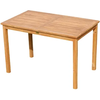 ALEOS. ALEOS Gartentisch 120 x 70 x 75 cm Braun