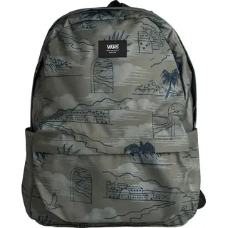 Old Skool VN000H4WAMB1 Rucksack für Damen und Herren - Schwarz/Grün