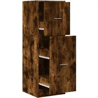 vidaXL Apothekerschrank Räuchereiche 40 x 41 x 118 cm Braun