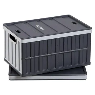 Vevor Klappbox 65 L 2-tlg. Grau/Schwarz