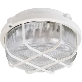 Deko-Light Außenwandleuchte Glas Kunststoff rund E27 1x max. 100W weiß
