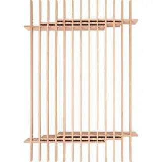 Tojo Bett parallel L, einfache Montage ohne Werkzeug, in verschiedenen Breiten beige 178 cm x 205 cm x 25 cm