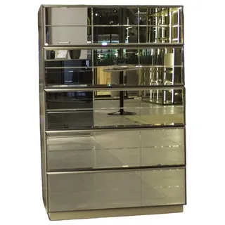 JV Möbel Kommode 46 x 80 x 120 cm Weiß