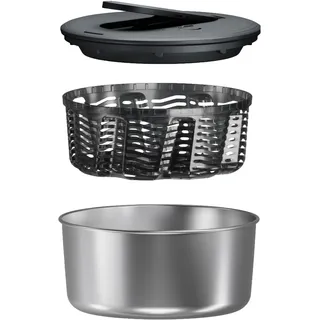 Zyliss Salatschleuder SwiftDry L Edelstahl Ø 27 cm Grau/Silber