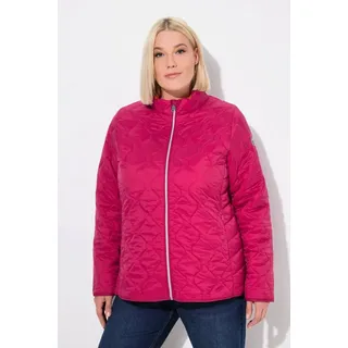 Ulla Popken Damen Steppjacke granatpink 42+ - 42-44