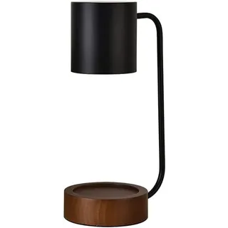 Tonchean - Dimmbare und umschaltbare Aromatherapie-Kerzenlampe aus Holz für das Bett, flammenloser elektrischer Kerzenwärmer, auf und ab schmelzende
