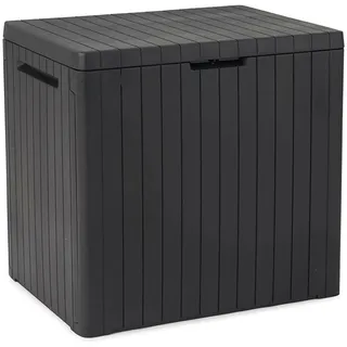 Garten Box Gartenbox Balkon Gartenkiste Graphit UV-Strahlung Möbel Auflagenbox