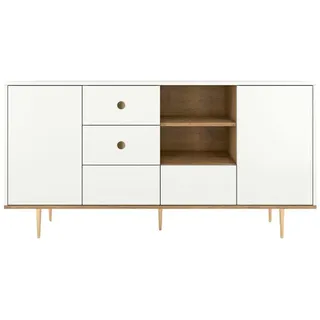 skandica Sideboard 160 x 83 cm Weiß