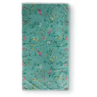 Pip Studio Les Fleurs Duschtuch 70 x 140 cm grün 