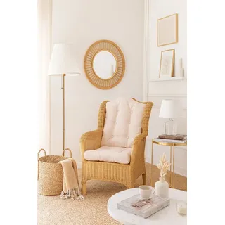 moebel-direkt-online Ohrensessel Linda (Spar-Set, Sessel inklusive Kissenauflage) beige