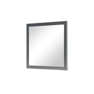 Spiegel  Duna , grau , Glas , Aluminium, Holzwerkstoff , Maße (cm): B: 60 H: 77 T: 3