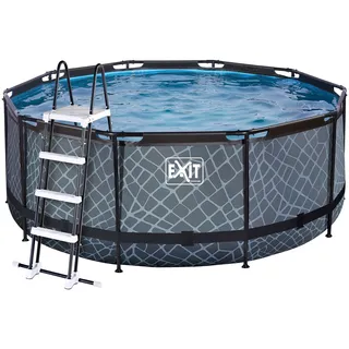 EXIT TOYS Stone Pool 360 x 122 cm inkl. Filterpumpe