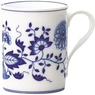 Hutschenreuther Vorteilset 4 Stück Blau Zwiebelmuster Blau Zwiebelmuster Becher mit Henkel 02001-720002-15505 und Geschenk + Spende - Blau