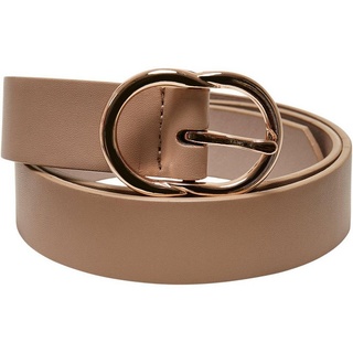 URBAN CLASSICS Hüftgürtel Urban Classics Damen Small Ring Buckle Belt beige XL