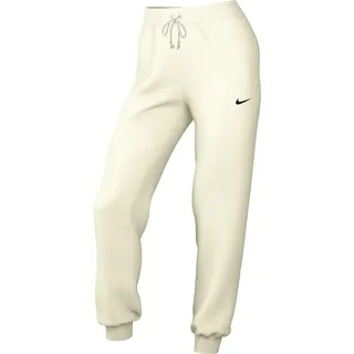 Nike Damen Phoenix Fleece Mr Std Trainingshose, Sail/Black, M