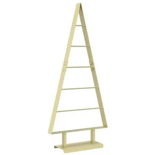 vidaXL Metall Weihnachtsbaum KUOPIO 90 cm Stahl Gold