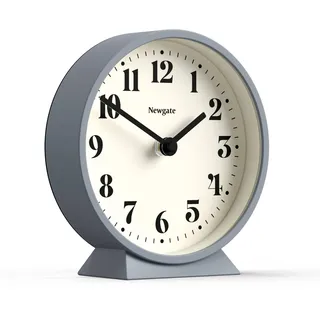 NEWGATE® Theater-Kaminuhr | Modernes, klassisches rundes Design | Französisches Marineblau | Moderner Stil für Schreibtisch, Tisch, Regal oder Nachttisch