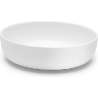 Base Tiefer Teller 16 cm, weiß, glasiert