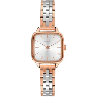 KOMONO Kate Estate Damen Quarzuhr in Roségold Silber mit Edelstahlarmband