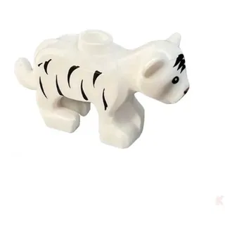 Klemos KL-40140 Klemmbaustein Baby Tiger weiß