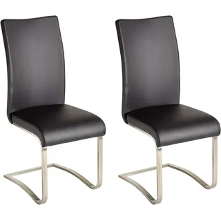 MCA Furniture Arco 2 St. Kunstleder schwarz