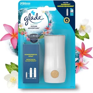 Glade Touch & Fresh (Brise One Touch) Minispray, Raumduft, Halter inkl. 1 Nachfüller, Ocean Adventure, 10 ml