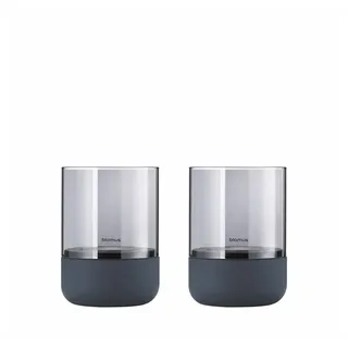 BLOMUS Windlicht Calma Glas Grau
