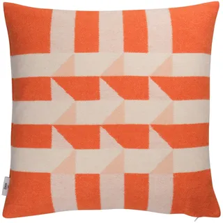 RØROS TWEED - Kvam Kissen - Wollkissen aus norwegischer Lammwolle - Design von Anderssen & Voll (50 x 50 cm, 105212 - Orange)