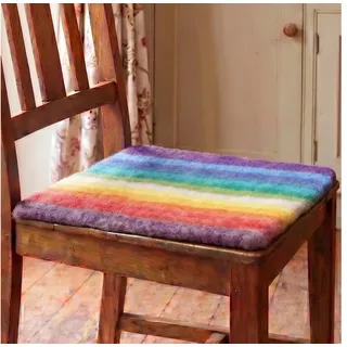 Guru-Shop Meditationskissen Filz Stuhlauflage, Boho Sitzkissen,.. bunt