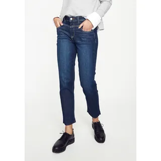 7/8-Jeans FIVE FELLAS "EMILIE" Gr. 28, Länge 26, blau (blau 513, 12m) Damen Jeans Ankle 7/8 nachhaltig, Italien, Stretch