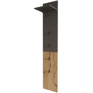 Vicco Wandgarderobe Irma Anthrazit/Artisan