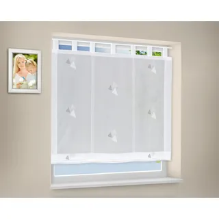 Gerster collection Bändchenrollo 140 x 170 cm grau/weiß