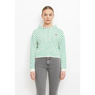 Pieces Chilli Hoodie Gestreift Weiß M