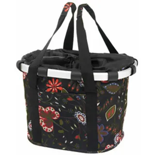 KLICKfix Bikebasket folklore schwarz