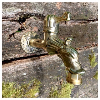 Antikas Wasserspeier Wasserhahn Drache Messing - Wasserspeier Drehgriff Wasserhahn für