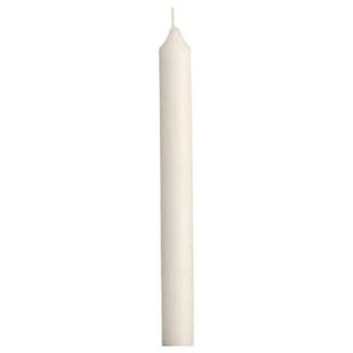 Jaspers Kerzen Opferkerzen Elfenbein mit Loch 180 x Ø 16 mm, 25 Stück