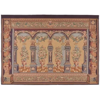 Orientteppich Kelim Fars Tapestry 153x214 Handgewebter Orientteppich / Perserteppich, Nain Trading, rechteckig, Höhe: 4 mm braun|rot
