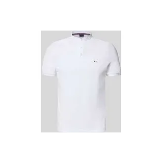 Regular Fit Poloshirt mit Stehkragen, Weiss, $listsize[$i].replace('"','"')