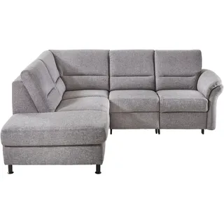 Beldomo System Ecksofa, Grau, Metall, L-Form, 227x203 cm, Goldenes M, Typenauswahl, Stoffauswahl, seitenverkehrt erhältlich, Hocker erhältlich, Wohnzimmer, Sofas & Couches, Wohnlandschaften, Ecksofas