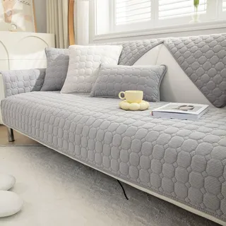 AXHMZYD Couch Sofa Überzug 3 2 4 1 Sitzer L Form Ecksofa Sofa Cover,rutschfeste Sofa Überwurf,Sofaschoner für Wohnzimmer,Couch Überwurfdecke,Sofahusse Sofaüberwürfe Sofa Abdeckung(F,90x160cm(1pc))
