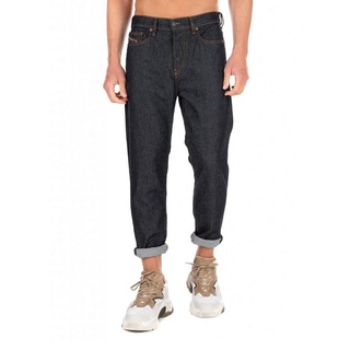 Diesel Tapered-fit-Jeans Regular mit tiefem Schritt - D-Vider 009HF - Länge:32 blau 34