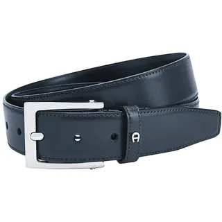 Aigner Gürtel Basic mit S-Schließe silber 126446 Marine-95cm - 95