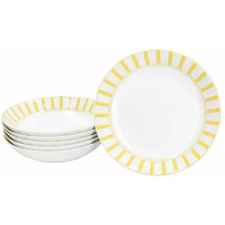 Mambocat Suppenteller 450 ml gelb 6er Set