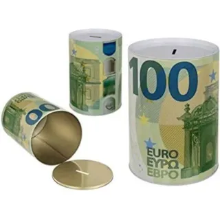 Famanu Spardose XXL - Mit Druck €100
