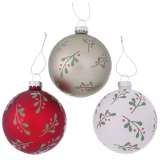 BOLTZE Weihnachtsbaumkugel Ingrid Weihnachtskugel sortiert 8 cm (1 Stück)