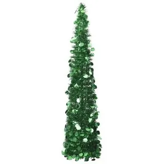 Künstlicher Pop-Up-Weihnachtsbaum | Grün Gold Silber Schwarz | Bis 180 cm (Grün, 120 cm)