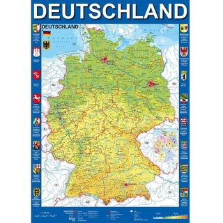 Schmidt Spiele Deutschlandkarte (1000 Teile)