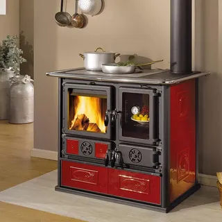 La Nordica-Extraflame La Nordica Rosa Reverse 2.0 Küchenofen Liberty Bordeaux/A+